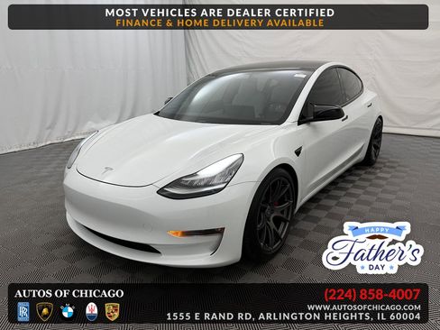 Used 2021 Tesla Model 3 Performance AWD/4WD image 1