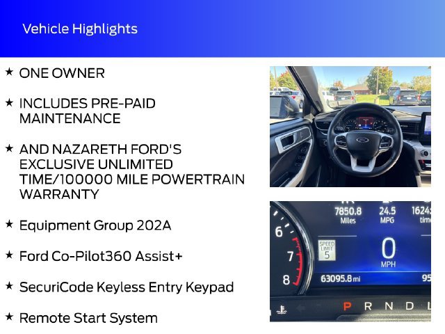 Used 2022 Ford Explorer XLT w/ Equipment Group 202A AWD/4WD image 17