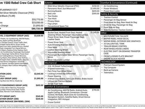 Used 2022 RAM 1500 Rebel w/ Rebel Level 2 Equipment Group AWD/4WD image 3