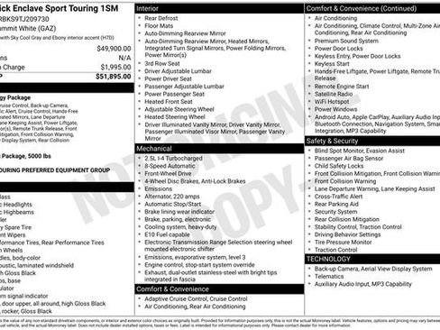 New 2026 Buick Enclave Sport Touring FWD image 22