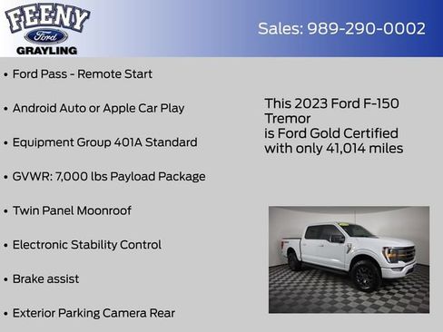 Used 2023 Ford F150 Tremor AWD/4WD image 9