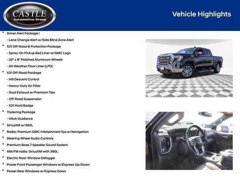 Used 2021 GMC Sierra 1500 SLT w/ SLT Premium Plus Package AWD/4WD image 13