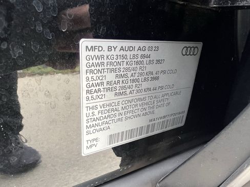 Certified 2023 Audi SQ7 Prestige AWD/4WD image 37