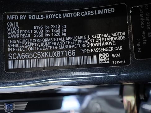 Used 2019 Rolls-Royce Wraith RWD image 36