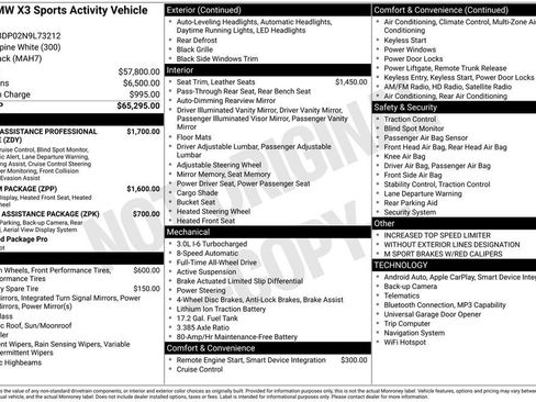 Used 2022 BMW X3 M40i image 47