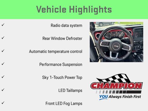 Used 2023 Jeep Wrangler Unlimited Rubicon w/ LED Lighting Group AWD/4WD image 18