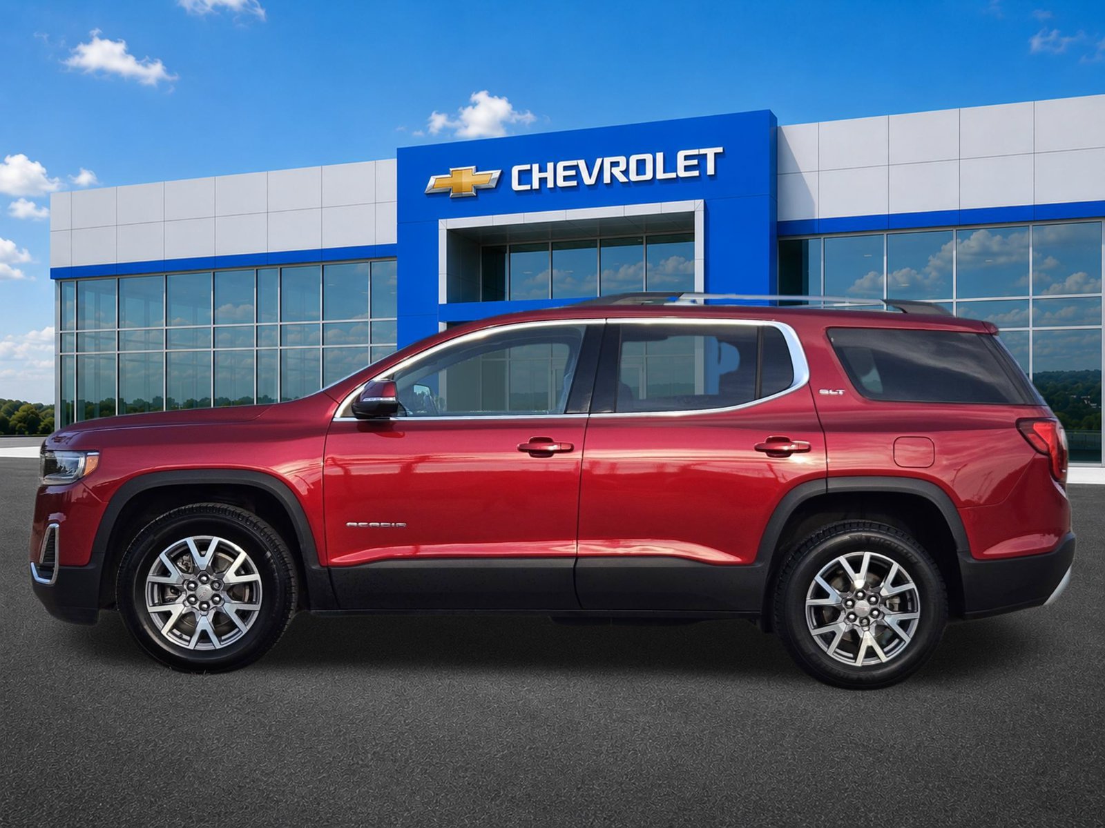 Used 2021 GMC Acadia SLT w/ Preferred Package FWD image 3