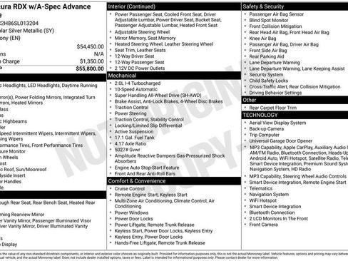 Used 2025 Acura RDX w/ Advance Package AWD/4WD image 4