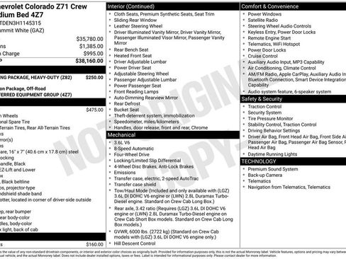 Used 2017 Chevrolet Colorado Z71 image 55