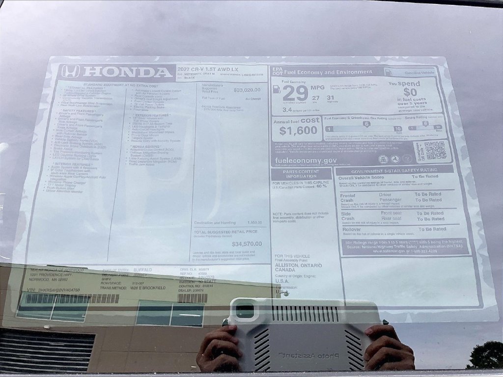 New 2027 Honda CR-V LX image 18