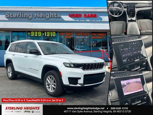 Used 2023 Jeep Grand Cherokee L Laredo w/ Luxury Tech Group I AWD/4WD image 1