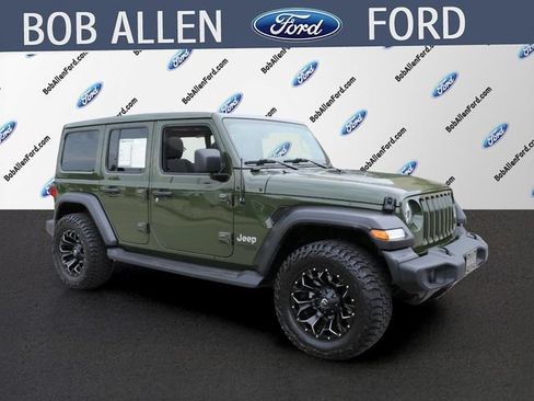 Used 2021 Jeep Wrangler Unlimited Sport w/ Sun And Sound Package AWD/4WD image 2