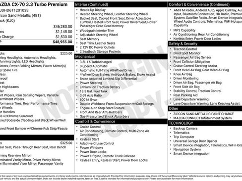 New 2026 MAZDA CX-70 3.3 Turbo w/ Premium Package image 6