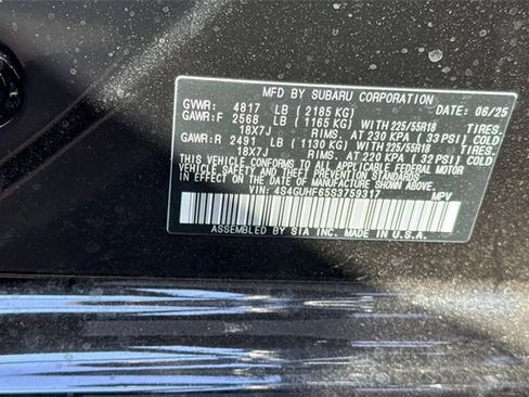 New 2025 Subaru Crosstrek 2.5i Sport w/ Popular Package #4A image 24