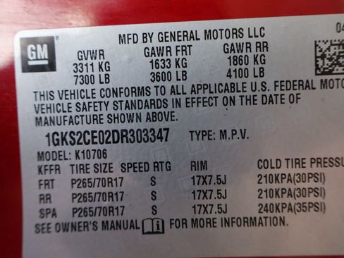 Used 2013 GMC Yukon SLT w/ SLT-2 Equipment Package AWD/4WD image 45