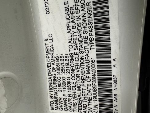 Used 2022 Acura TLX Base image 36