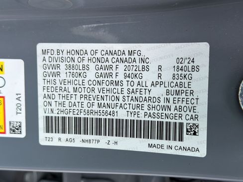 Used 2024 Honda Civic Sport image 23