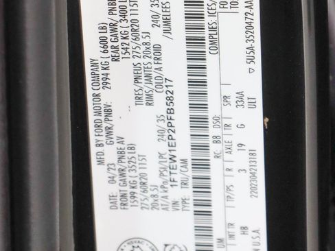 Used 2023 Ford F150 Lariat w/ Equipment Group 502A High AWD/4WD image 35