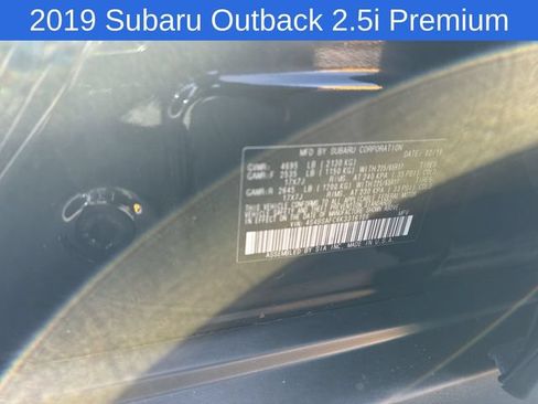 Used 2019 Subaru Outback 2.5i Premium AWD/4WD image 30