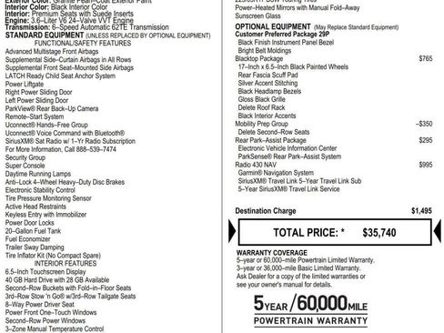 Used 2019 Dodge Grand Caravan SXT w/ Blacktop Package image 9