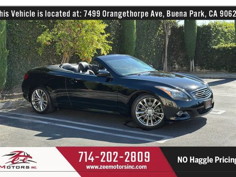 Used 2012 INFINITI G37 Convertible w/ Premium Pkg RWD image 1