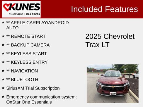 Used 2025 Chevrolet Trax LT FWD image 2