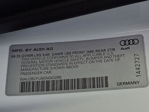 Used 2025 Audi A5 2.0T Premium Plus w/ Premium Plus image 27