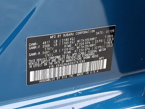 Certified 2025 Subaru Crosstrek 2.5i Wilderness image 27