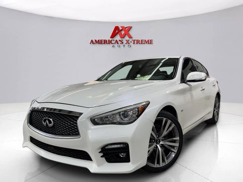Used 2016 INFINITI Q50 Red Sport 400 AWD/4WD image 1