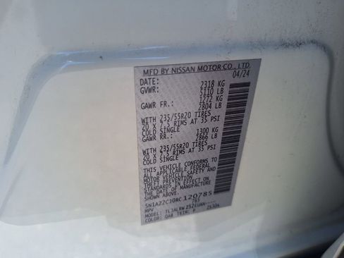 Certified 2024 Nissan Murano SL w/ Cargo Package image 33