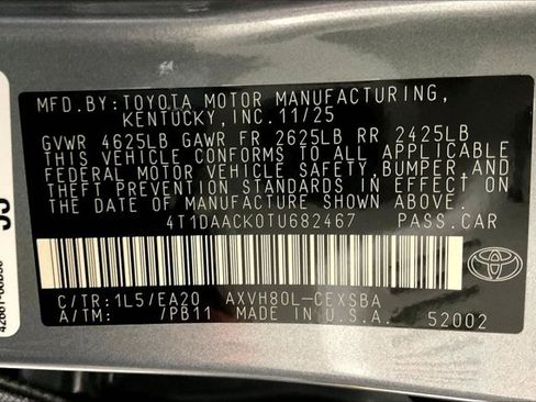 New 2026 Toyota Camry SE image 13