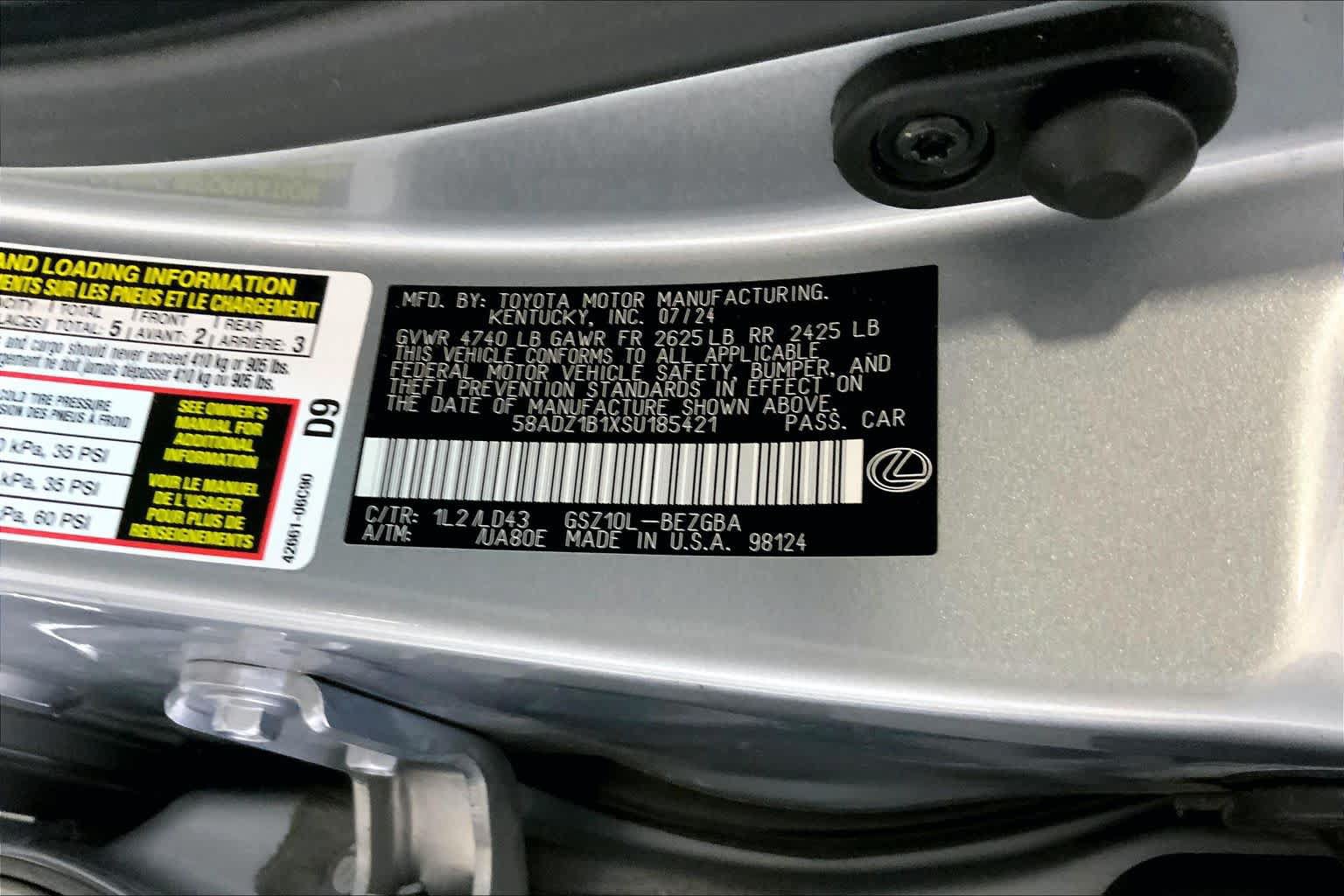 Used 2025 Lexus ES 350 w/ Accessory Package (Z1) FWD image 36