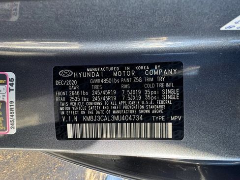 Certified 2021 Hyundai Tucson Sport image 35