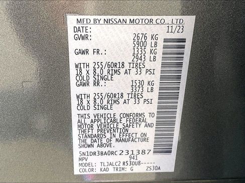 Certified 2024 Nissan Pathfinder SV image 33