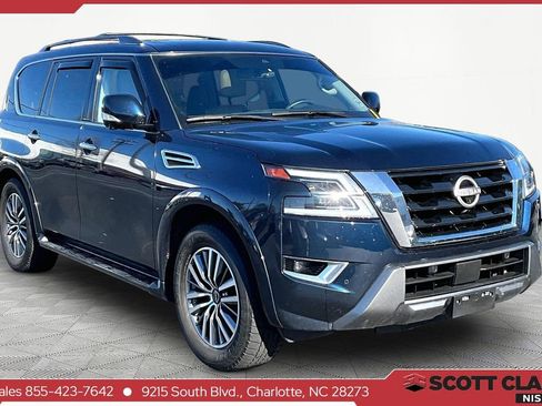Used 2023 Nissan Armada SL w/ Captain's Chairs Package image 1