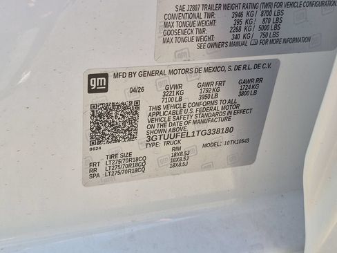 New 2026 GMC Sierra 1500 AT4X AWD/4WD image 27