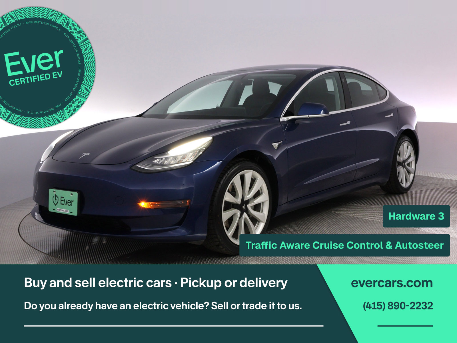 Used 2019 Tesla Model 3 Standard Range Plus RWD image 1