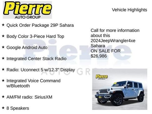 Used 2024 Jeep Wrangler Unlimited Sahara AWD/4WD image 7