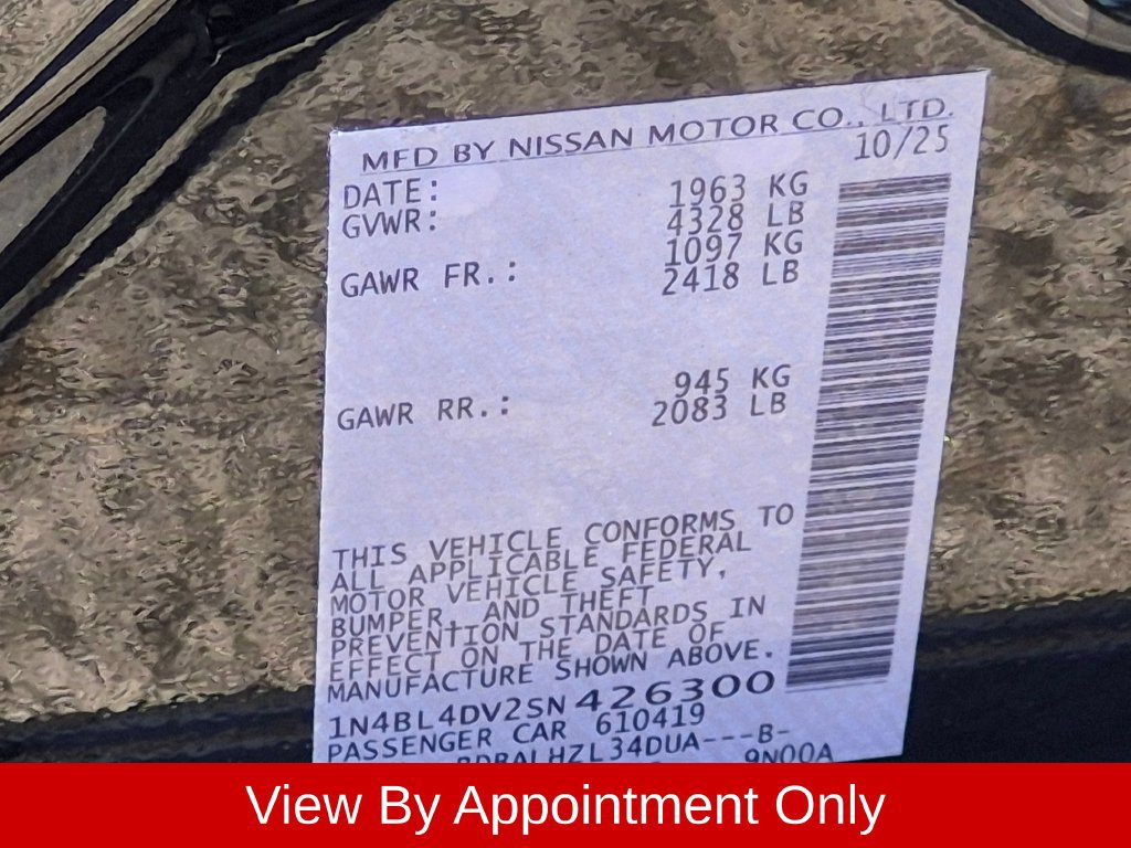 Used 2025 Nissan Altima 2.5 SV FWD image 37