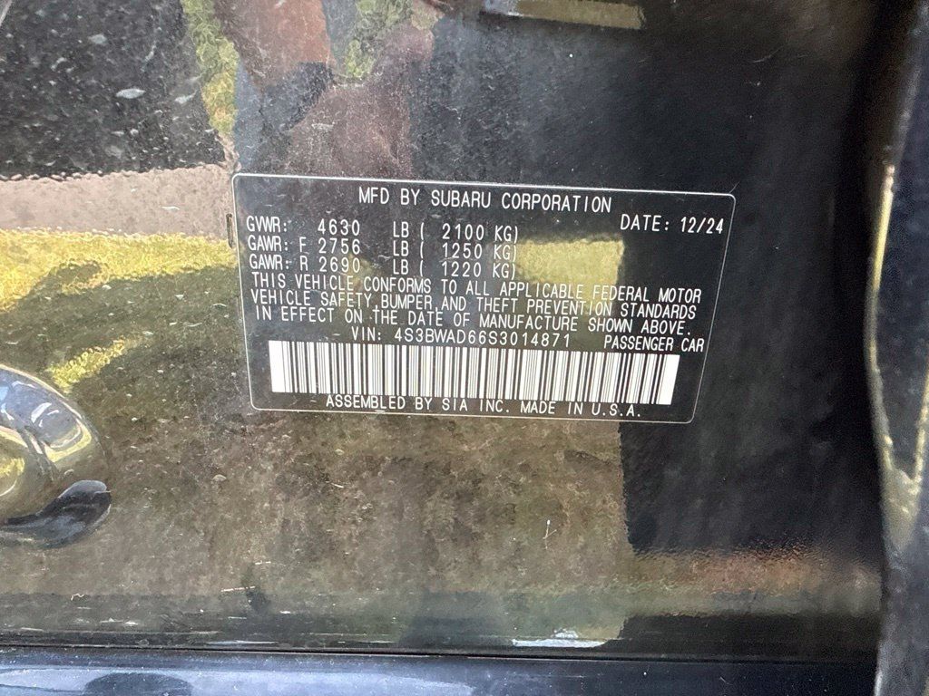 Certified 2025 Subaru Legacy Premium AWD/4WD image 32