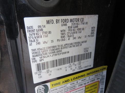 Used 2015 Ford Expedition EL XLT image 40