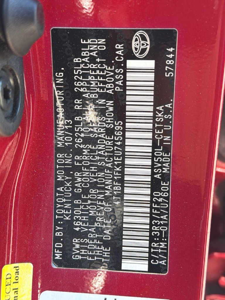 Used 2014 Toyota Camry SE FWD image 24