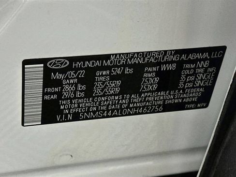 Used 2022 Hyundai Santa Fe Limited FWD image 27