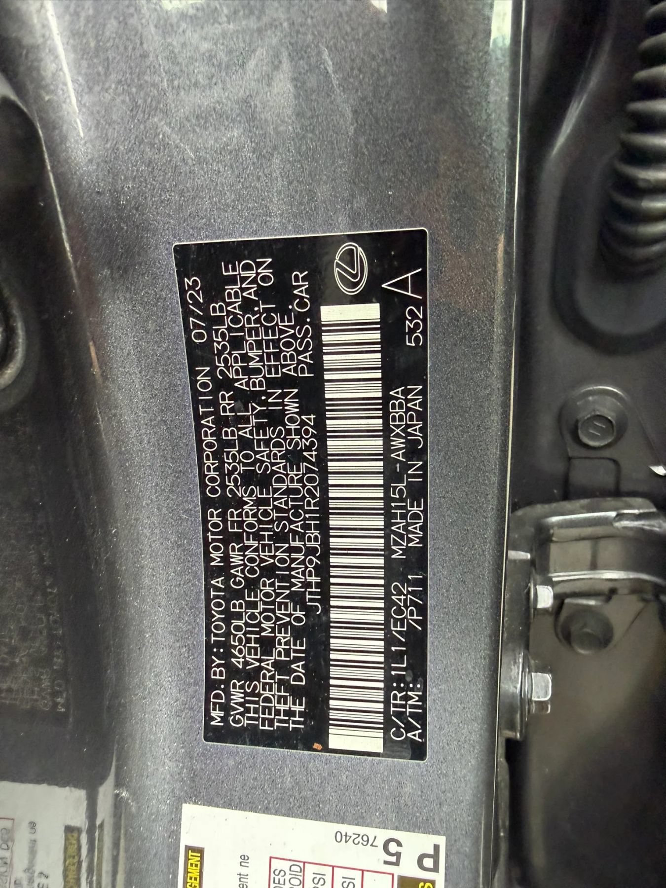 Used 2024 Lexus UX 250h AWD w/ Premium Package image 10