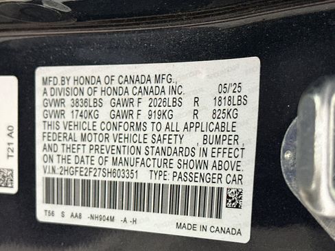 Used 2025 Honda Civic LX image 12