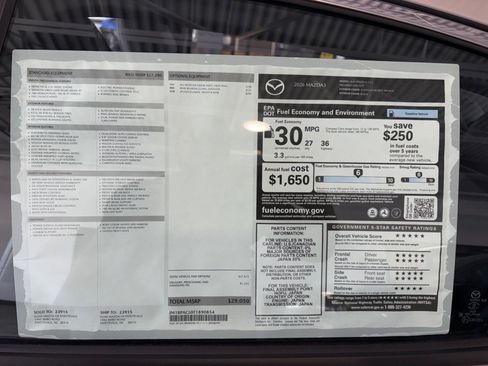 New 2026 MAZDA MAZDA3 2.5 S Sedan w/ Preferred Pkg FWD image 33