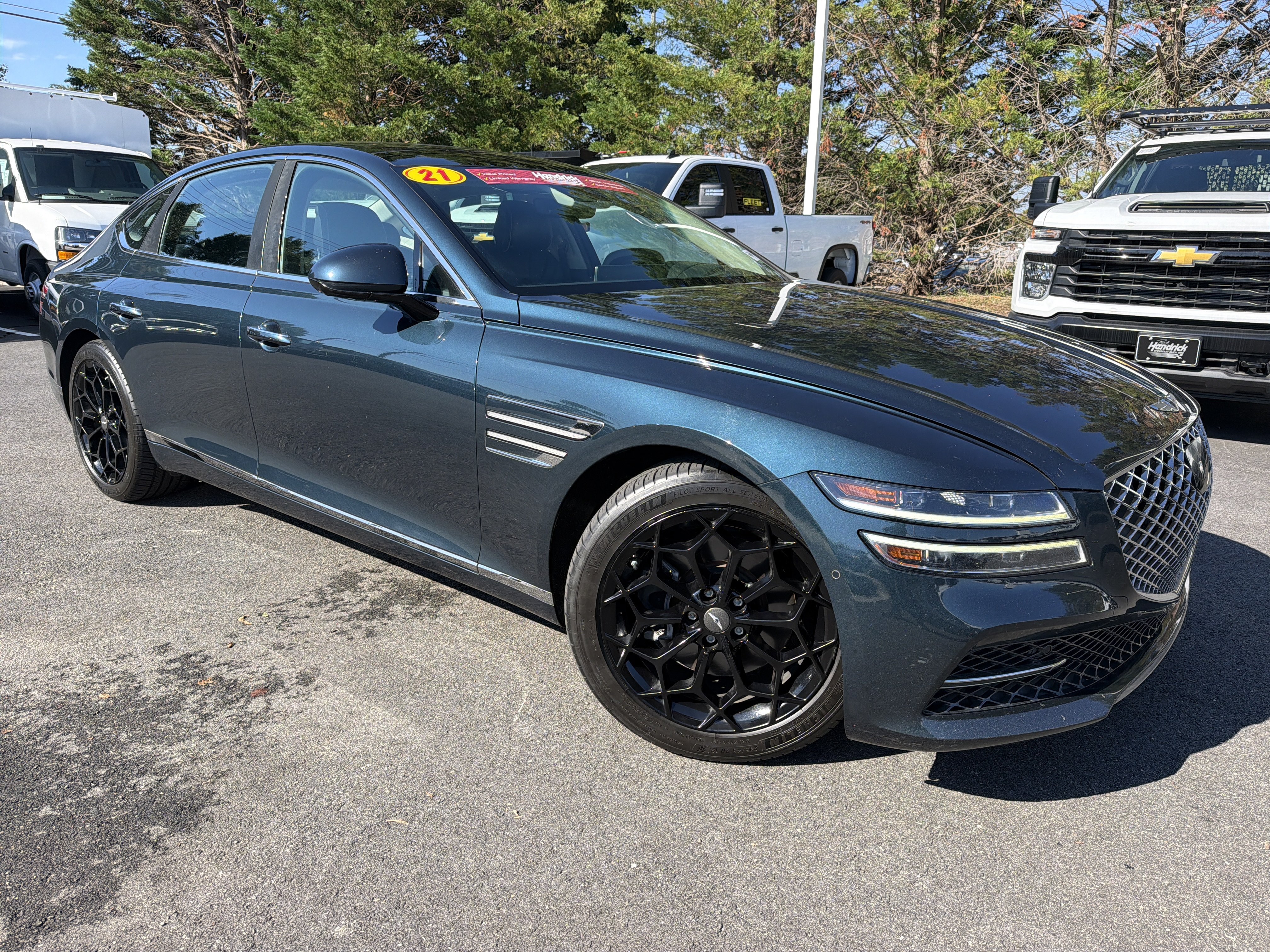 Used 2021 Genesis G80 2.5T w/ Prestige Package RWD image 2