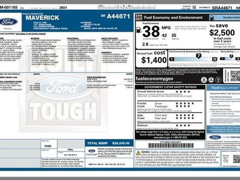 Used 2025 Ford Maverick XL FWD image 31
