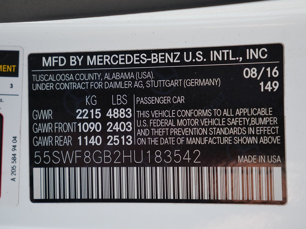 Used 2017 Mercedes-Benz C 63 AMG Sedan image 69