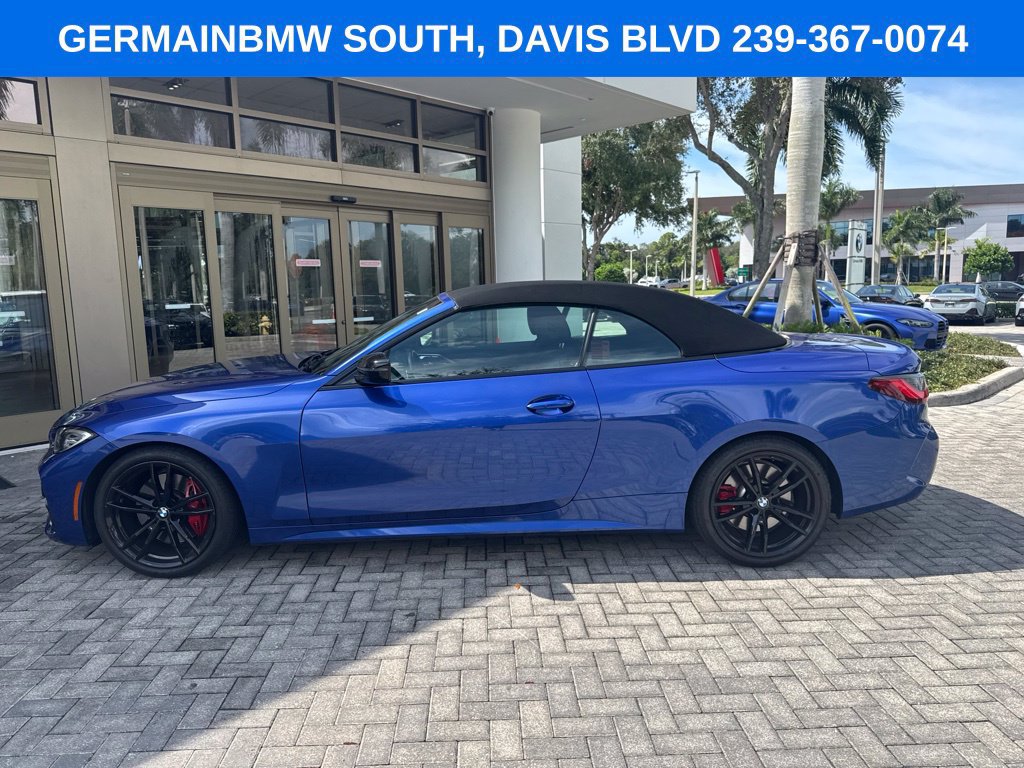 Used 2021 BMW 430i Convertible w/ M Sport Package RWD image 3